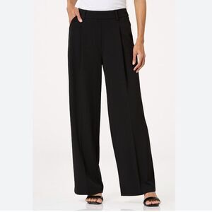 Cato Black Wide Leg Career Pants in Size 16